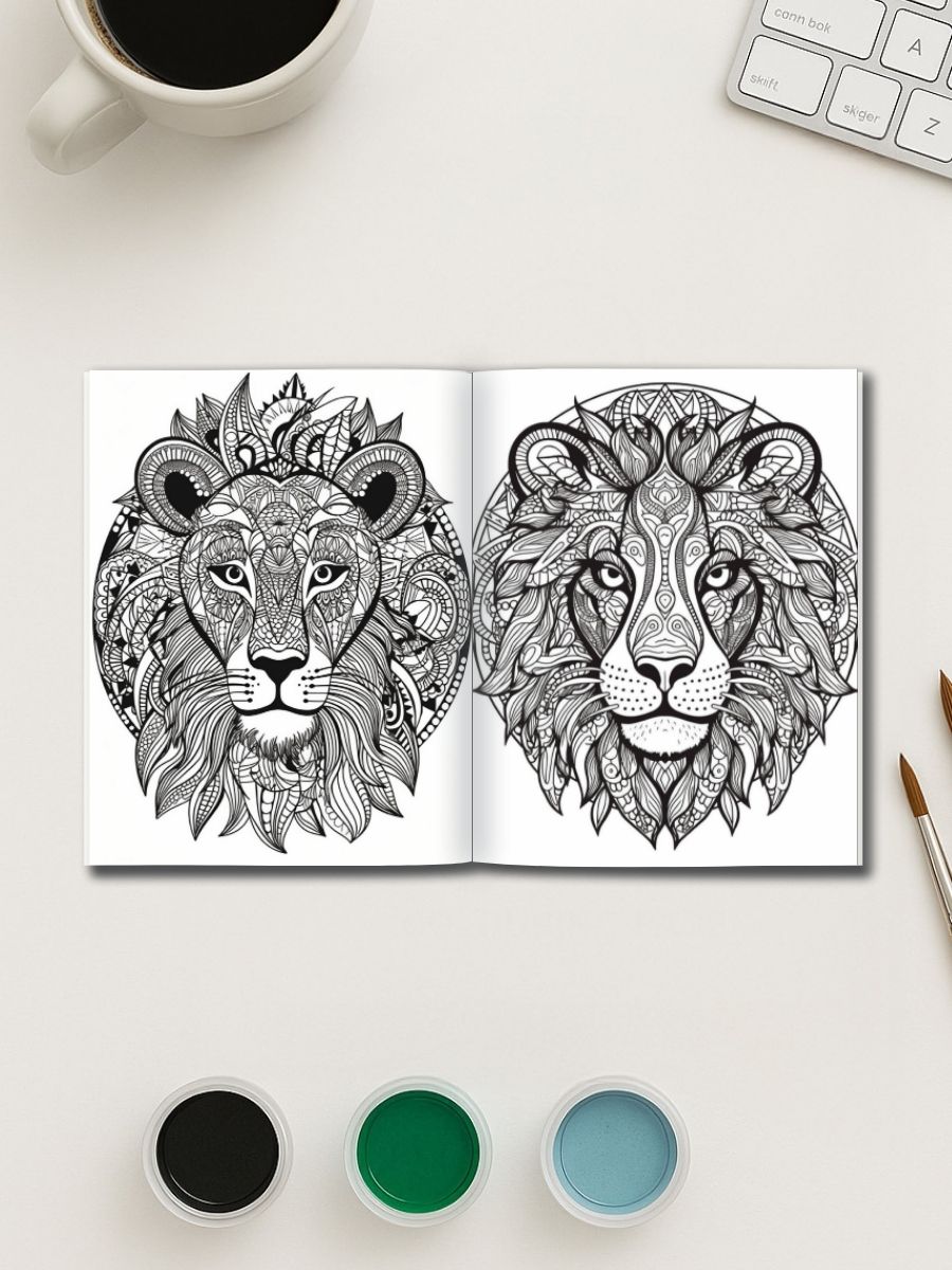 Mandala Animal Spirits – 50 Decorative Animal Pages 2 Mandala Animal Spirits – 50 Decorative Animal Pages - Image 3