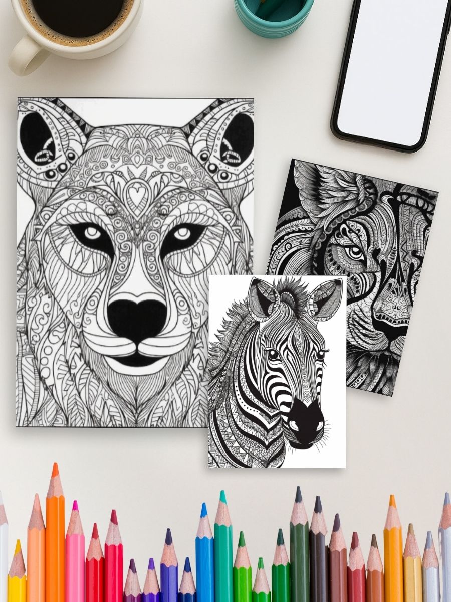 Mandala Animal Spirits – 50 Decorative Animal Pages 3 Mandala Animal Spirits – 50 Decorative Animal Pages - Image 4