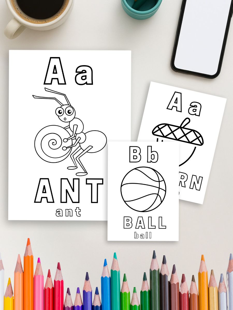 78 Preschool Alphabet Coloring Pages 3 78 Preschool Alphabet Coloring Pages - Image 4