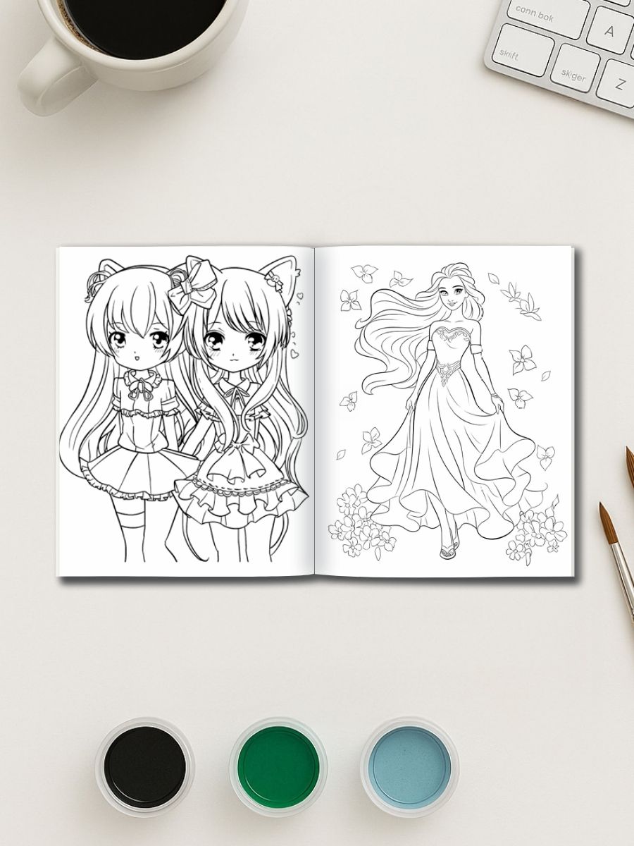 Princess Power – 500 Girls & Teens Coloring Pages 2 Princess Power – 500 Girls & Teens Coloring Pages - Image 3