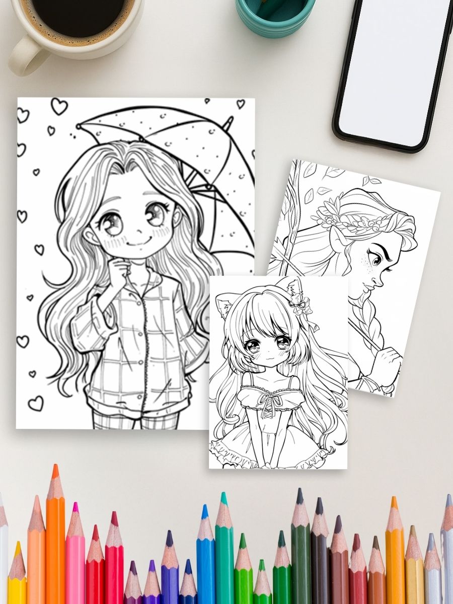 Princess Power – 500 Girls & Teens Coloring Pages 3 Princess Power – 500 Girls & Teens Coloring Pages - Image 4