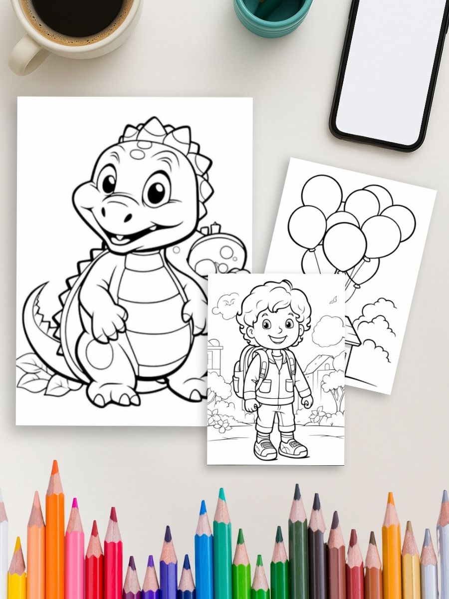 Playtime Color World - 100 Kids Coloring Pages 3 Playtime Color World - 100 Kids Coloring Pages - Image 3
