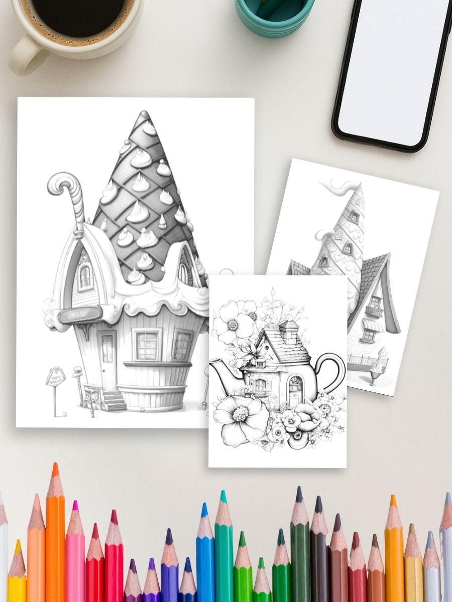 Yummy Dwellings – 250 Food-Themed Fantasy House Pages 3 Yummy Dwellings – 250 Food-Themed Fantasy House Pages - Image 3