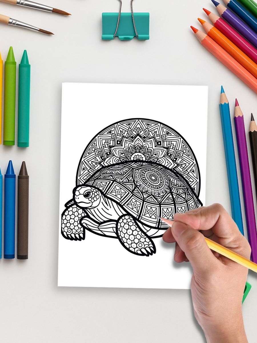 Wild & Whimsical – 163 Mandala Animal Coloring Pages 4 Wild & Whimsical – 163 Mandala Animal Coloring Pages - Image 5